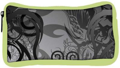 

Snoogg Eco Friendly Canvas Grey Abstract Student Pen Pencil Case Coin Purse Pouch Cosmetic Makeup Bag (GREEN) Pouch(Multicolor)