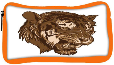 

Snoogg Eco Friendly Canvas Vector Tiger Student Pen Pencil Case Coin Purse Pouch Cosmetic Makeup Bag (ORANGE) Pouch(Multicolor)