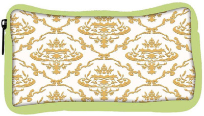 

Snoogg Eco Friendly Canvas Golden Pattern Designer Student Pen Pencil Case Coin Purse Pouch Cosmetic Makeup Bag (GREEN) Pouch(Multicolor)