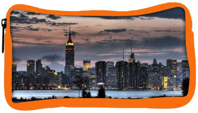 

Snoogg Eco Friendly Canvas Empire State Designer Student Pen Pencil Case Coin Purse Pouch Cosmetic Makeup Bag (ORANGE) Pouch(Multicolor)
