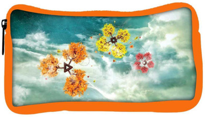 

Snoogg Eco Friendly Canvas Geometric Shapes Designer Student Pen Pencil Case Coin Purse Pouch Cosmetic Makeup Bag (ORANGE) Pouch(Multicolor)
