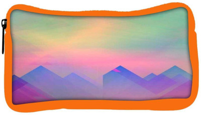 

Snoogg Eco Friendly Canvas Abstract Formations Student Pen Pencil Case Coin Purse Pouch Cosmetic Makeup Bag (ORANGE) Pouch(Multicolor)