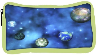 

Snoogg Eco Friendly Canvas Cosmic Visualization Student Pen Pencil Case Coin Purse Pouch Cosmetic Makeup Bag (GREEN) Pouch(Multicolor)