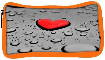 

Snoogg Eco Friendly Canvas Red Drop Heart Student Pen Pencil Case Coin Purse Pouch Cosmetic Makeup Bag (ORANGE) Pouch(Multicolor)