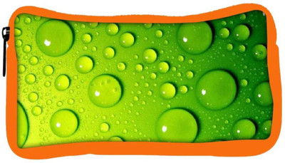 

Snoogg Eco Friendly Canvas Drops On Phone Student Pen Pencil Case Coin Purse Pouch Cosmetic Makeup Bag (ORANGE) Pouch(Multicolor)