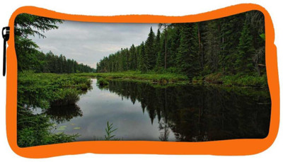 

Snoogg Eco Friendly Canvas Lake Side Trees Designer Student Pen Pencil Case Coin Purse Pouch Cosmetic Makeup Bag (ORANGE) Pouch(Multicolor)