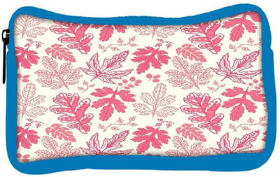 

Snoogg Eco Friendly Canvas Red Leaves Designer Student Pen Pencil Case Coin Purse Pouch Cosmetic Makeup Bag (BLUE) Pouch(Multicolor)
