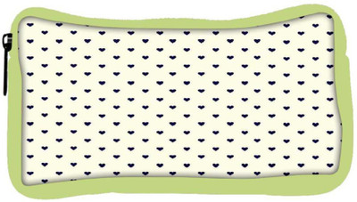 

Snoogg Eco Friendly Canvas Minimal Heart Love Student Pen Pencil Case Coin Purse Pouch Cosmetic Makeup Bag (GREEN) Pouch(Multicolor)
