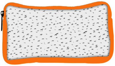 

Snoogg Eco Friendly Canvas Fly Sky Student Pen Pencil Case Coin Purse Pouch Cosmetic Makeup Bag (ORANGE) Pouch(Multicolor)