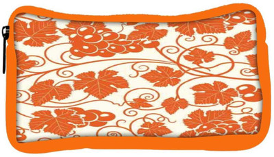 

Snoogg Eco Friendly Canvas Grape Leaves 2850 Student Pen Pencil Case Coin Purse Pouch Cosmetic Makeup Bag (ORANGE) Pouch(Multicolor)