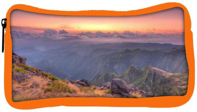 

Snoogg Eco Friendly Canvas Abstract Cloud And Sunset Designer Student Pen Pencil Case Coin Purse Pouch Cosmetic Makeup Bag (ORANGE) Pouch(Multicolor)