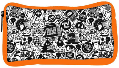 

Snoogg Eco Friendly Canvas Television Designer Student Pen Pencil Case Coin Purse Pouch Cosmetic Makeup Bag (ORANGE) Pouch(Multicolor)