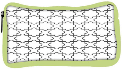 

Snoogg Eco Friendly Canvas Abstract Shape Pattern Designer Student Pen Pencil Case Coin Purse Pouch Cosmetic Makeup Bag (GREEN) Pouch(Multicolor)
