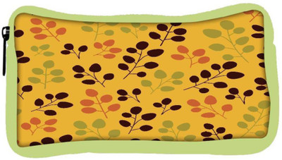 

Snoogg Eco Friendly Canvas Brown Leaves Designer Student Pen Pencil Case Coin Purse Pouch Cosmetic Makeup Bag (GREEN) Pouch(Multicolor)