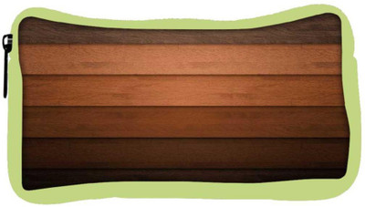 

Snoogg Eco Friendly Canvas Multicolor Wood Design Designer Student Pen Pencil Case Coin Purse Pouch Cosmetic Makeup Bag (GREEN) Pouch(Multicolor)