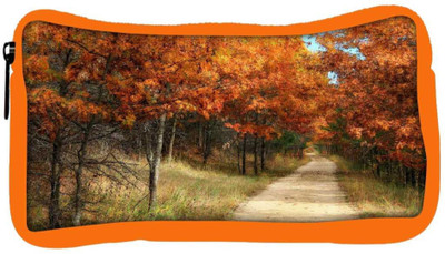 

Snoogg Eco Friendly Canvas Small Path Through The Forest Designer Student Pen Pencil Case Coin Purse Pouch Cosmetic Makeup Bag (ORANGE) Pouch(Multicolor)