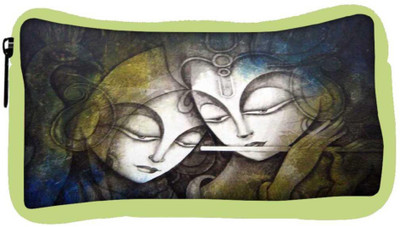 

Snoogg Eco Friendly Canvas Radha Prayer Student Pen Pencil Case Coin Purse Pouch Cosmetic Makeup Bag (GREEN) Pouch(Multicolor)