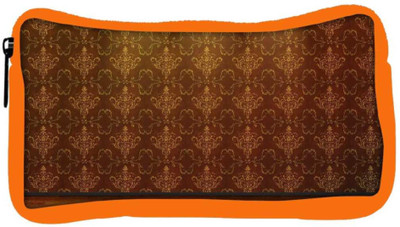 

Snoogg Eco Friendly Canvas Abstract Wall Design Designer Student Pen Pencil Case Coin Purse Pouch Cosmetic Makeup Bag (ORANGE) Pouch(Multicolor)