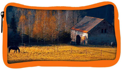 

Snoogg Eco Friendly Canvas Horse Shed Designer Student Pen Pencil Case Coin Purse Pouch Cosmetic Makeup Bag (ORANGE) Pouch(Multicolor)