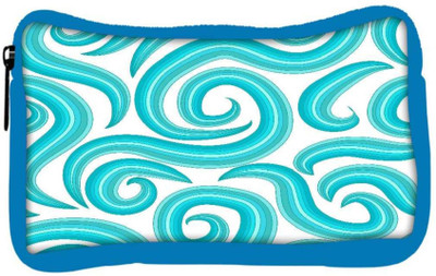 

Snoogg Eco Friendly Canvas Blue Pattern Designer Student Pen Pencil Case Coin Purse Pouch Cosmetic Makeup Bag (BLUE) Pouch(Multicolor)