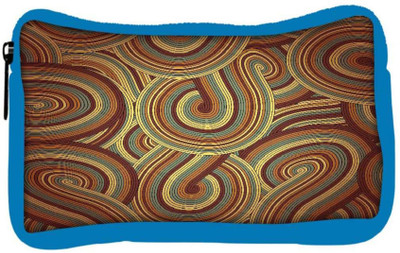 

Snoogg Eco Friendly Canvas Brown Pattern Layer Designer Student Pen Pencil Case Coin Purse Pouch Cosmetic Makeup Bag (BLUE) Pouch(Multicolor)