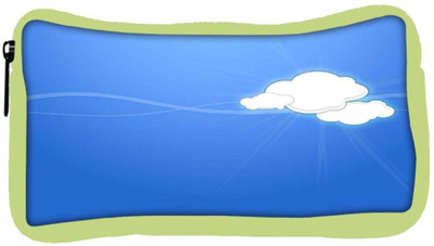 

Snoogg Eco Friendly Canvas White Clouds Designer Student Pen Pencil Case Coin Purse Pouch Cosmetic Makeup Bag (GREEN) Pouch(Multicolor)