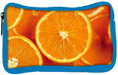 

Snoogg Eco Friendly Canvas Slizzed Orange Designer Student Pen Pencil Case Coin Purse Pouch Cosmetic Makeup Bag (BLUE) Pouch(Multicolor)