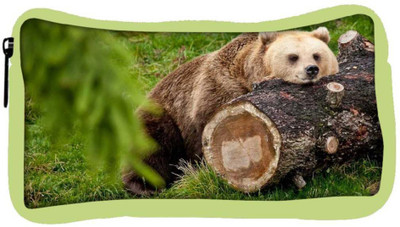 

Snoogg Eco Friendly Canvas Bear And The Wood Designer Student Pen Pencil Case Coin Purse Pouch Cosmetic Makeup Bag (GREEN) Pouch(Multicolor)