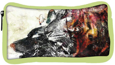 

Snoogg Eco Friendly Canvas Attackers Student Pen Pencil Case Coin Purse Pouch Cosmetic Makeup Bag (GREEN) Pouch(Multicolor)
