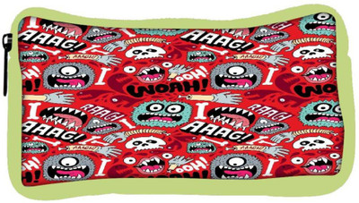 

Snoogg Eco Friendly Canvas Woah Aaah Student Pen Pencil Case Coin Purse Pouch Cosmetic Makeup Bag (GREEN) Pouch(Multicolor)