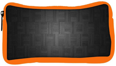 

Snoogg Eco Friendly Canvas Black Floor Deisgn Designer Student Pen Pencil Case Coin Purse Pouch Cosmetic Makeup Bag (ORANGE) Pouch(Multicolor)