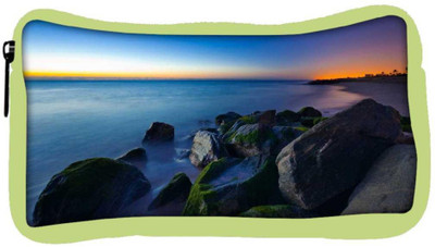 

Snoogg Eco Friendly Canvas Nite Beach View Designer Student Pen Pencil Case Coin Purse Pouch Cosmetic Makeup Bag (GREEN) Pouch(Multicolor)