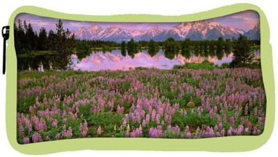 

Snoogg Eco Friendly Canvas Pink Flowers Designer Student Pen Pencil Case Coin Purse Pouch Cosmetic Makeup Bag (GREEN) Pouch(Multicolor)