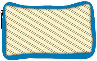 

Snoogg Eco Friendly Canvas Brown Strip Cream Pattern Designer Student Pen Pencil Case Coin Purse Pouch Cosmetic Makeup Bag (BLUE) Pouch(Multicolor)