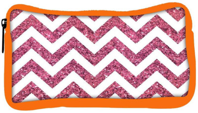 

Snoogg Eco Friendly Canvas Chevron Pinks Student Pen Pencil Case Coin Purse Pouch Cosmetic Makeup Bag (ORANGE) Pouch(Multicolor)