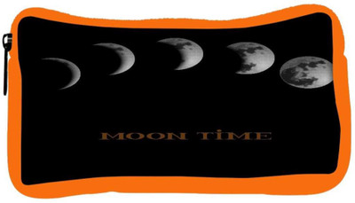 

Snoogg Eco Friendly Canvas Moon Phases Student Pen Pencil Case Coin Purse Pouch Cosmetic Makeup Bag (ORANGE) Pouch(Multicolor)