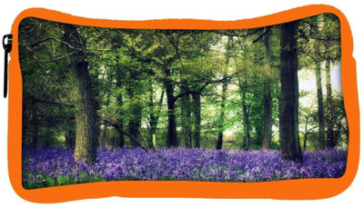 

Snoogg Eco Friendly Canvas Purple Small Plants Designer Student Pen Pencil Case Coin Purse Pouch Cosmetic Makeup Bag (ORANGE) Pouch(Multicolor)