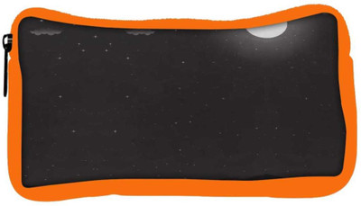 

Snoogg Eco Friendly Canvas Nigthfall Student Pen Pencil Case Coin Purse Pouch Cosmetic Makeup Bag (ORANGE) Pouch(Multicolor)