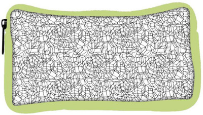 

Snoogg Eco Friendly Canvas Abstract Black And White Design Designer Student Pen Pencil Case Coin Purse Pouch Cosmetic Makeup Bag (GREEN) Pouch(Multicolor)