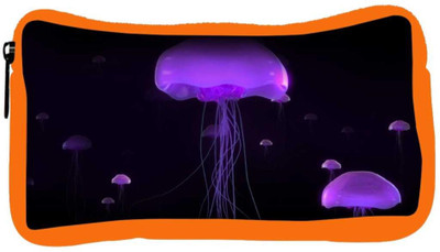 

Snoogg Eco Friendly Canvas Purple Black Octapus Designer Student Pen Pencil Case Coin Purse Pouch Cosmetic Makeup Bag (ORANGE) Pouch(Multicolor)