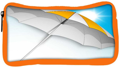 

Snoogg Eco Friendly Canvas Abstract Summer Background Student Pen Pencil Case Coin Purse Pouch Cosmetic Makeup Bag (ORANGE) Pouch(Multicolor)
