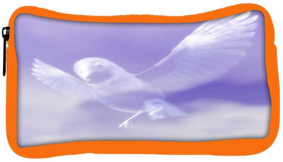 

Snoogg Eco Friendly Canvas Bird Student Pen Pencil Case Coin Purse Pouch Cosmetic Makeup Bag (ORANGE) Pouch(Multicolor)