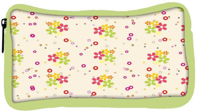 

Snoogg Eco Friendly Canvas Colorful Floral Designer Student Pen Pencil Case Coin Purse Pouch Cosmetic Makeup Bag (GREEN) Pouch(Multicolor)