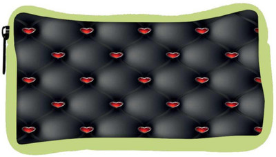 

Snoogg Eco Friendly Canvas Red Small Hearts Designer Student Pen Pencil Case Coin Purse Pouch Cosmetic Makeup Bag (GREEN) Pouch(Multicolor)