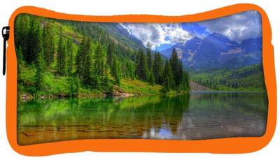 

Snoogg Eco Friendly Canvas River And Christams Tree Designer Student Pen Pencil Case Coin Purse Pouch Cosmetic Makeup Bag (ORANGE) Pouch(Multicolor)