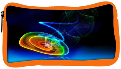 

Snoogg Eco Friendly Canvas Multicolor Disc Designer Student Pen Pencil Case Coin Purse Pouch Cosmetic Makeup Bag (ORANGE) Pouch(Multicolor)
