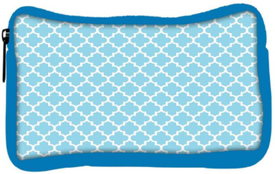 

Snoogg Eco Friendly Canvas Abstract White Pattern Designer Student Pen Pencil Case Coin Purse Pouch Cosmetic Makeup Bag (BLUE) Pouch(Multicolor)
