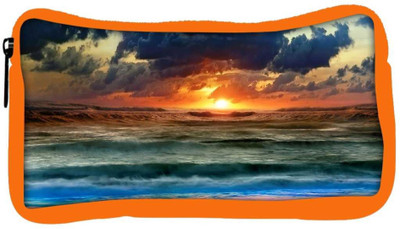 

Snoogg Eco Friendly Canvas Sunset In Sea Designer Student Pen Pencil Case Coin Purse Pouch Cosmetic Makeup Bag (ORANGE) Pouch(Multicolor)
