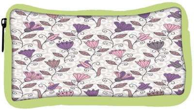 

Snoogg Eco Friendly Canvas Seamless Texture With Flowers And Butterflies Endless Floral Pattern Student Pen Pencil Case Coin Purse Pouch Cosmetic Makeup Bag (GREEN) Pouch(Multicolor)