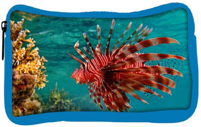 

Snoogg Eco Friendly Canvas Red Fish Designer Student Pen Pencil Case Coin Purse Pouch Cosmetic Makeup Bag (BLUE) Pouch(Multicolor)